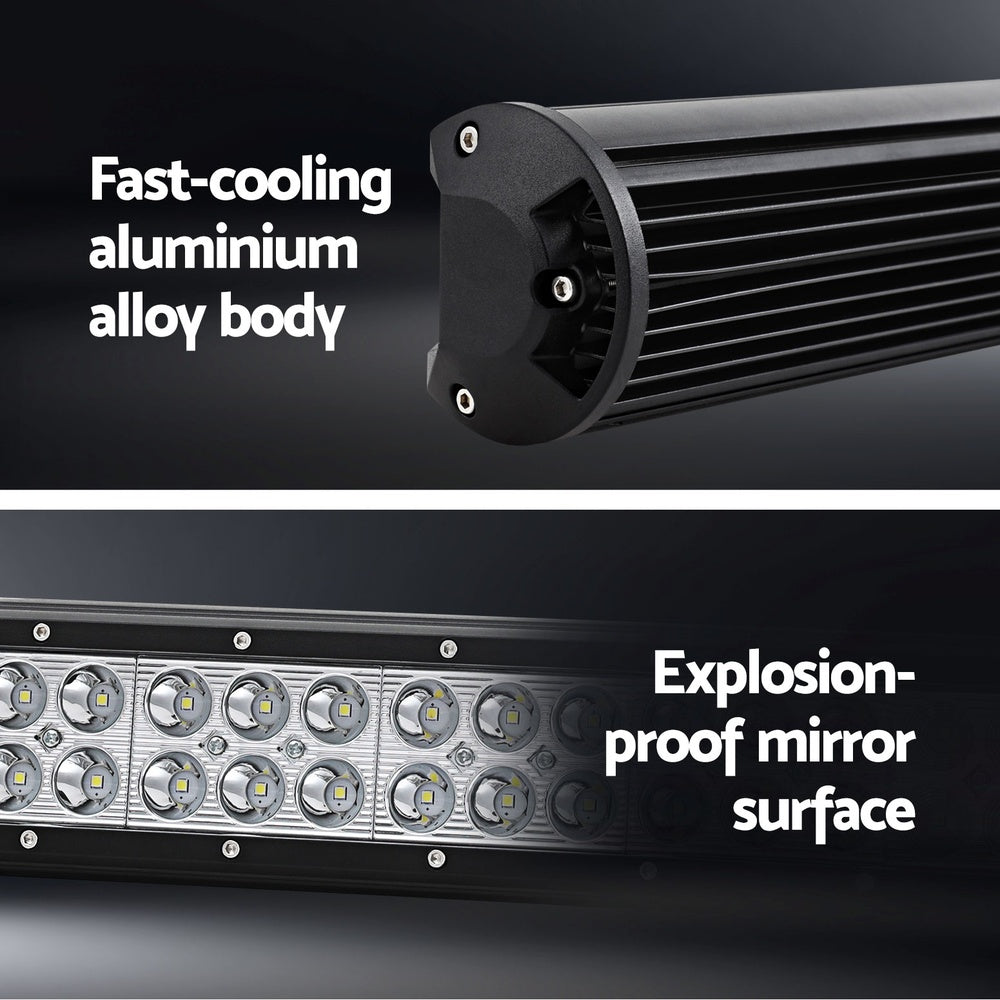 Giantz LED Driving Light 20 Inch Flood Spot Light Bar Driving Lamp Offroad Truck CAR-DL-LED-BAR-20-BK