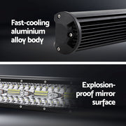 Giantz LED Driving Light 28 Inch Flood Spot Light Bar Driving Lamp Offroad Truck CAR-DL-LED-BAR-28-BK