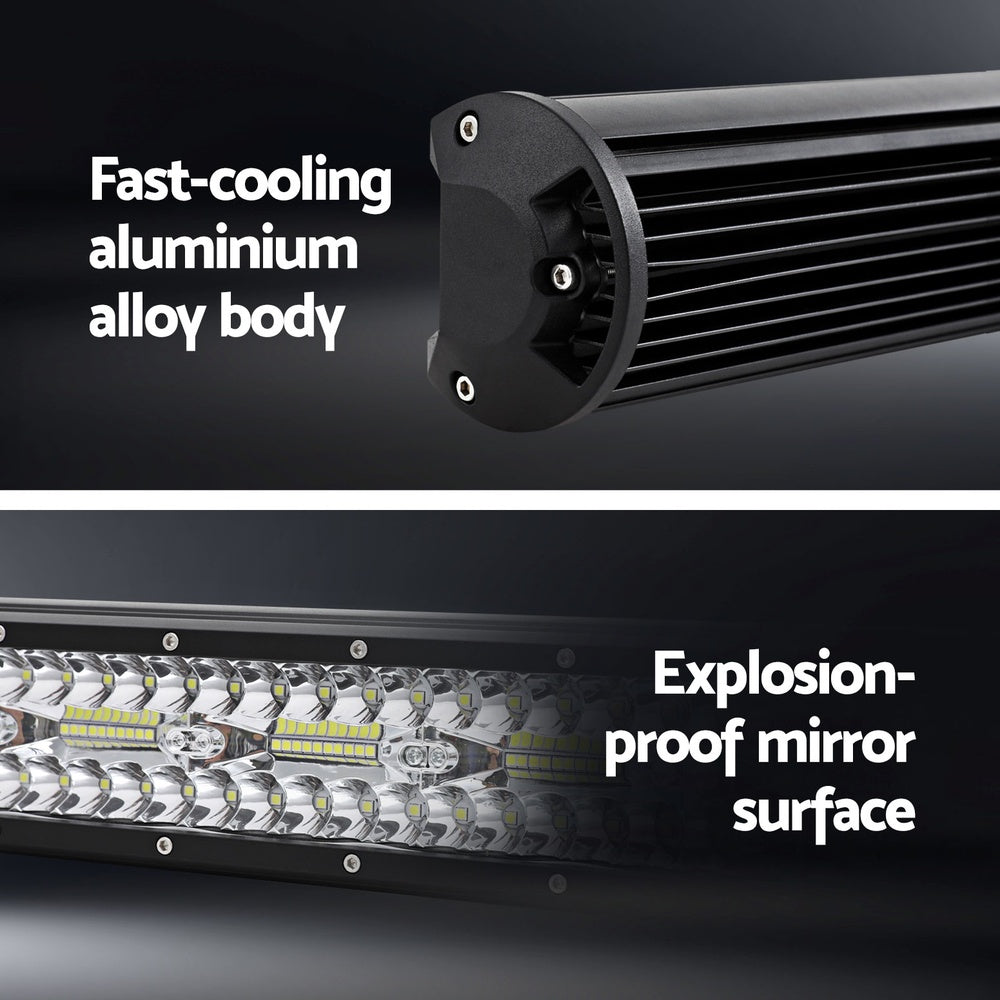 Giantz LED Driving Light 28 Inch Flood Spot Light Bar Driving Lamp Offroad Truck CAR-DL-LED-BAR-28-BK