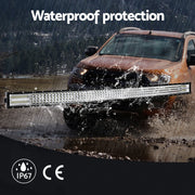 Giantz LED Driving Light 50 Inch Flood Spot Light Bar Driving Lamp Offroad Truck CAR-DL-LED-BAR-50-BK