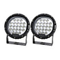 Giantz Pair LED Driving Lights 7 Inch Flood Spot Lights Car Truck SUV 12V 24V CAR-DL-LED-RO-7-SET-BK
