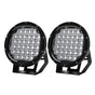 Giantz Pair LED Driving Lights 9 Inch Flood Spot Lights Car Truck SUV 12V 24V CAR-DL-LED-RO-9-SET-BK
