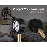 Giantz 4X4 4WD Gauge Valve Rapid Tyre/Tire Deflator CAR-GAUGE-BK