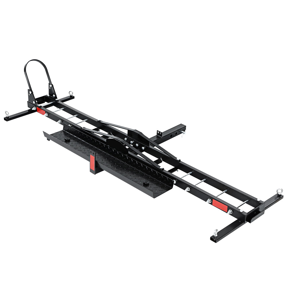 Giantz Motorcycle Motorbike Carrier Rack Arm Dirt Bike Ramp 2"Towbar Steel Black,Giantz Motorcycle Motorbike CAR-MC-CARRIER-6038-AB