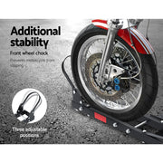 Giantz Motorcycle Motorbike Carrier Rack Ramp 2"Towbar Adjustable Height Black,Giantz Motorcycle Motorbike CAR-MC-CARRIER-6039-AB