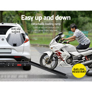 Giantz Motorcycle Motorbike Carrier Rack Ramp 2"Towbar Adjustable Height Black,Giantz Motorcycle Motorbike CAR-MC-CARRIER-6039-AB