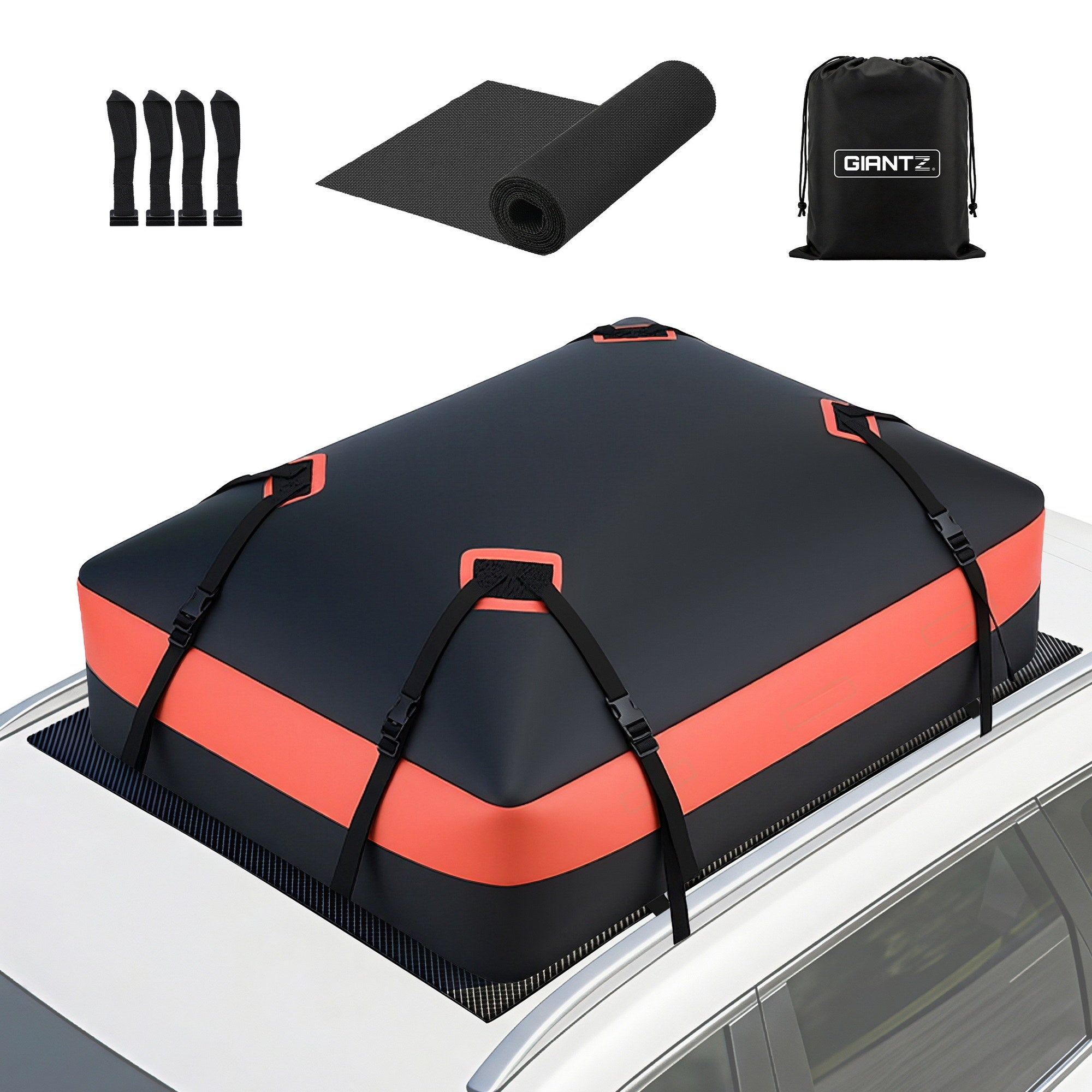 Giantz Rooftop Cargo Bag Waterproof Car Luggage Carrier 15 Cubic Ft Universal CAR-RFBAR-BAG-15
