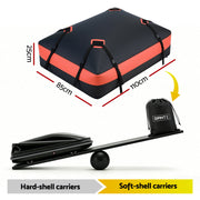Giantz Rooftop Cargo Bag Waterproof Car Luggage Carrier 15 Cubic Ft Universal CAR-RFBAR-BAG-15