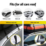 Giantz Rooftop Cargo Bag Waterproof Car Luggage Carrier 15 Cubic Ft Universal CAR-RFBAR-BAG-15
