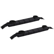 Universal Soft Car Roof Rack 116cm Kayak Luggage Carrier Adjustable Strap Black CAR-RFBAR-FOAM-112-BK
