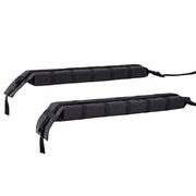 Universal Soft Car Roof Rack 116cm Kayak Luggage Carrier Adjustable Strap Black CAR-RFBAR-FOAM-112-BK