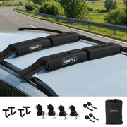 GIANTZ Kayak Roof Rack for Car, Universal Soft Roof Rack Pads for Surfboard SUP Canoe, Roof Bars for SUV CAR-RFBAR-FOAM-25