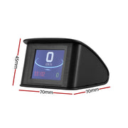 Giantz Universal Car Digital GPS Speedometer Heads Up Display Overspeed Warning Alarm CAR-SPOMR-HUD-65MM-BK