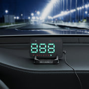 Giantz Universal Car Digital GPS Speedometer HUD Display Overspeed Warning Alarm 2 Modes CAR-SPOMR-HUD-90MM-2MODE-BK