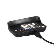Giantz Universal Car Digital GPS Speedometer OBDHeads Up Display Overspeed Warning Alarm CAR-SPOMR-HUD-90MM-OBD-BK