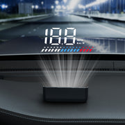 Giantz Universal Car Digital GPS Speedometer OBDHeads Up Display Overspeed Warning Alarm CAR-SPOMR-HUD-90MM-OBD-BK