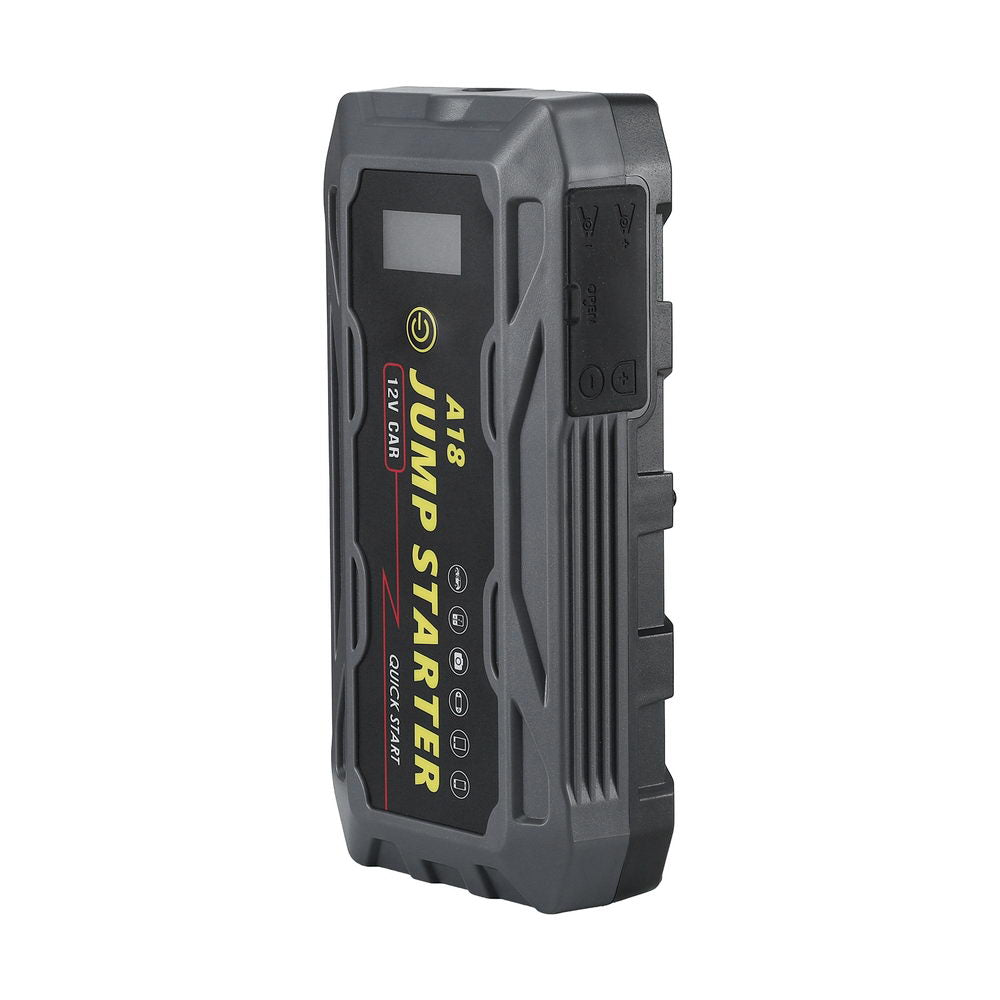 Giantz 2000A Portable Car Jump Starter 12V Lithium Battery Booster Pack Power Bank & Jumper Cables CAR-STARTER-2000-GR