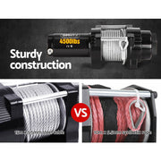 Giantz 4WD Electric Car Winch 4500LBS/2041KG CAR-WINCH-4500