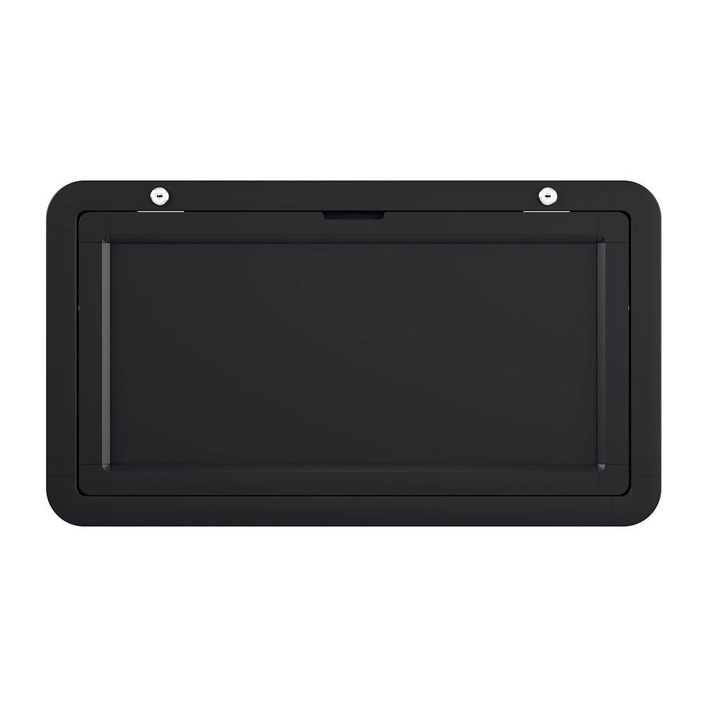 Weisshorn Caravan Table 800 x 450mm Folding Lockable Black CARAVAN-TABLE-80X45-BK
