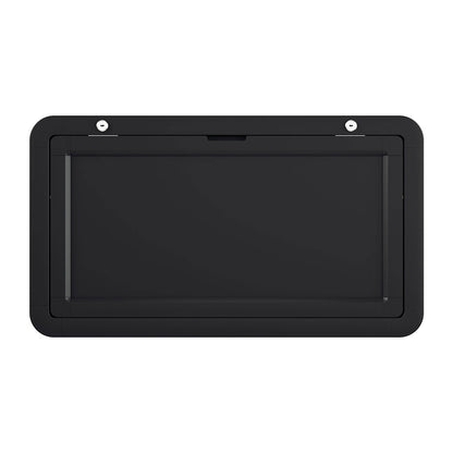 Weisshorn Caravan Table 800 x 450mm Folding Lockable Black CARAVAN-TABLE-80X45-BK