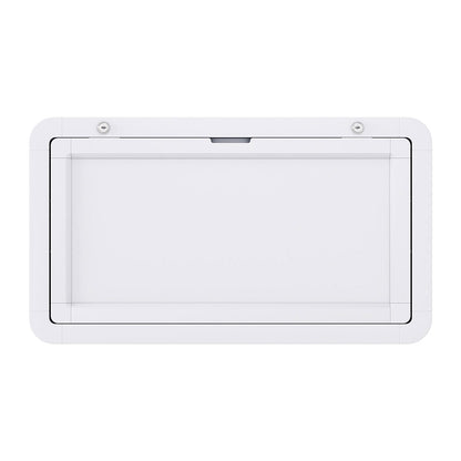 Weisshorn Caravan Table 800 x 450mm Folding Lockable White CARAVAN-TABLE-80X45-WH