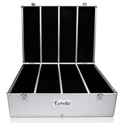 Embellir CD Case DVD Cases Storage Box 1000 Discs Aluminium Case DVD Folders CASE-CD-1000-SL