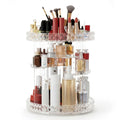 Embellir Makeup Organizer Acrylic Rotating Cosmetic Organizer Storage Display Holder CASE-STAND-PP-6LAYER-TP