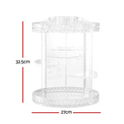 Embellir Makeup Organizer Acrylic Rotating Cosmetic Organizer Storage Display Holder CASE-STAND-PP-6LAYER-TP