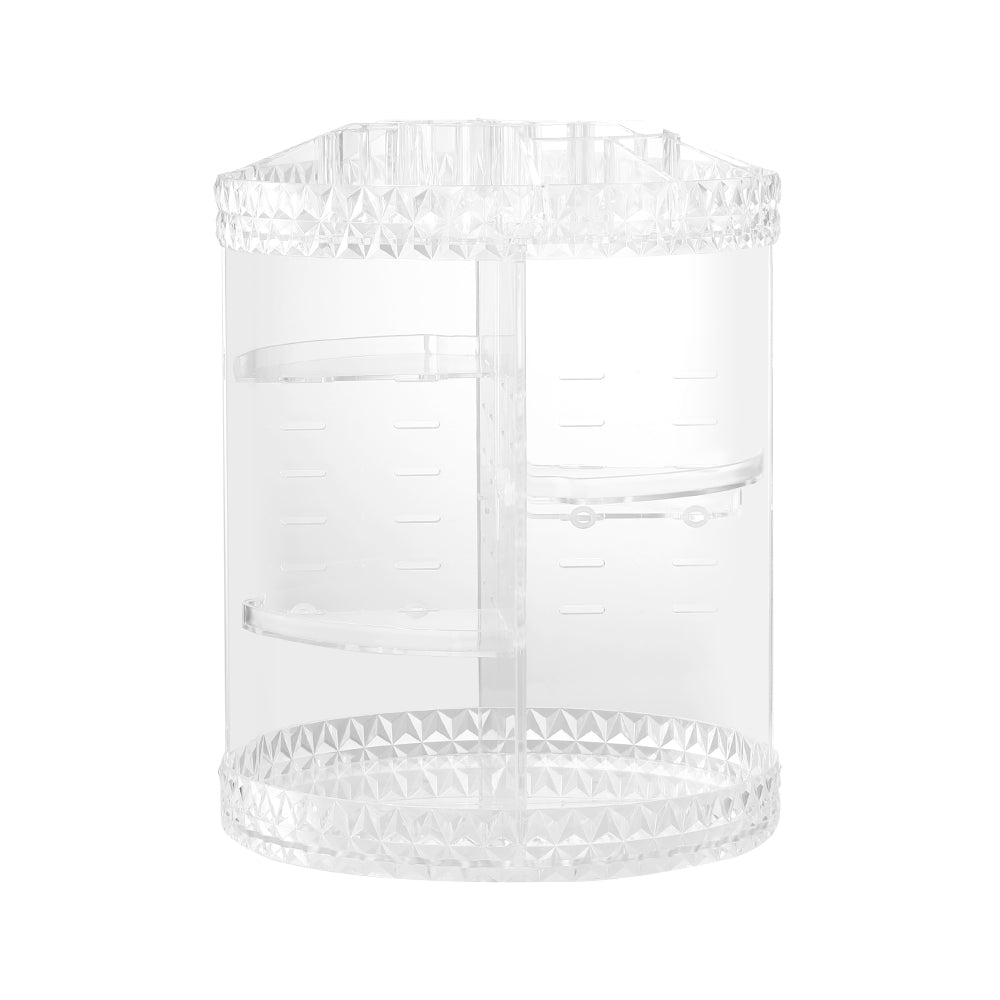 Embellir Makeup Organizer Acrylic Rotating Cosmetic Organizer Storage Display Holder CASE-STAND-PP-6LAYER-TP