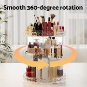 Embellir Makeup Organizer Acrylic Rotating Cosmetic Organizer Storage Display Holder CASE-STAND-PP-6LAYER-TP