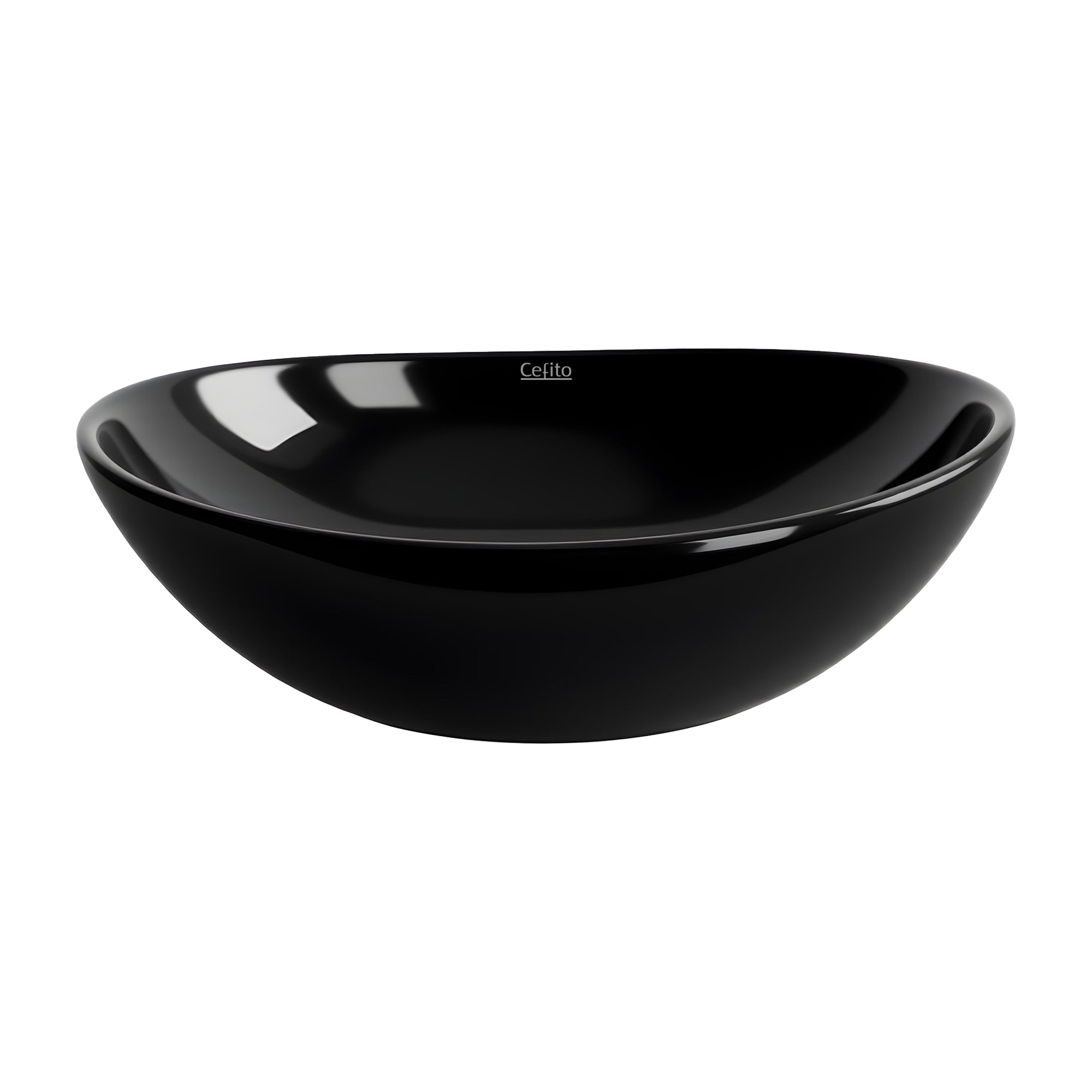 Cefito Bathroom Basin Ceramic Vanity Sink Hand Wash Bowl 41x34cm CB-005-BK1