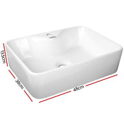 Cefito Bathroom Basin Ceramic Vanity Sink Hand Wash Bowl 48x38cm CB-038-WH