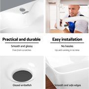 Cefito Bathroom Basin Ceramic Vanity Sink Hand Wash Bowl 48x38cm CB-038-WH