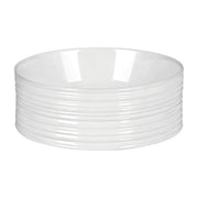 Cefito Bathroom Basin Vanity Sink Vessel Ceramic White Round Countertop 36cm CB-1054-WH
