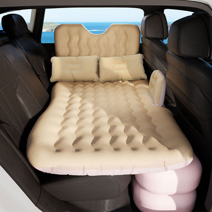 Weisshorn Car Mattress 176x80 Inflatable SUV Back Seat Camping Bed Beige CB-MT-135X80X50-BG