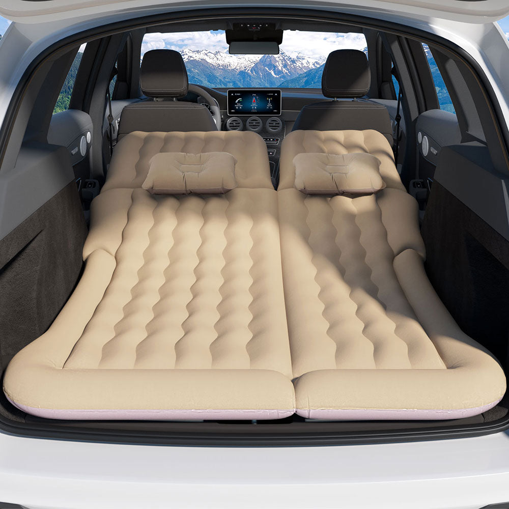 Weisshorn Car Mattress 175x130 Inflatable SUV Back Seat Camping Bed Beige CB-MT-175X130-BG