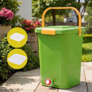 Gardeon 20L Kitchen Compost Bin Food Waste Caddy Drain Tap Green CBIN-20L-GN