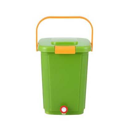 Gardeon 20L Kitchen Compost Bin Food Waste Caddy Drain Tap Green CBIN-20L-GN