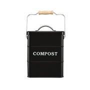 Gardeon 5L Compost Bin Kitchen Countertop Food Waste Caddy Black CBIN-3LVL-6L-BK