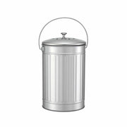 Gardeon Compost Bin Kitchen Countertop Food Waste Caddy 6L Silver CBIN-B120-SS