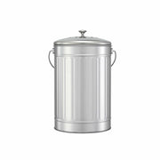 Gardeon Compost Bin Kitchen Countertop Food Waste Caddy 6L Silver CBIN-B120-SS