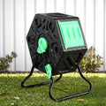 Gardeon Compost Bin 65L Composter Tumbler Rotating Outdoor With Sliding Door CBIN-SING-GNBK