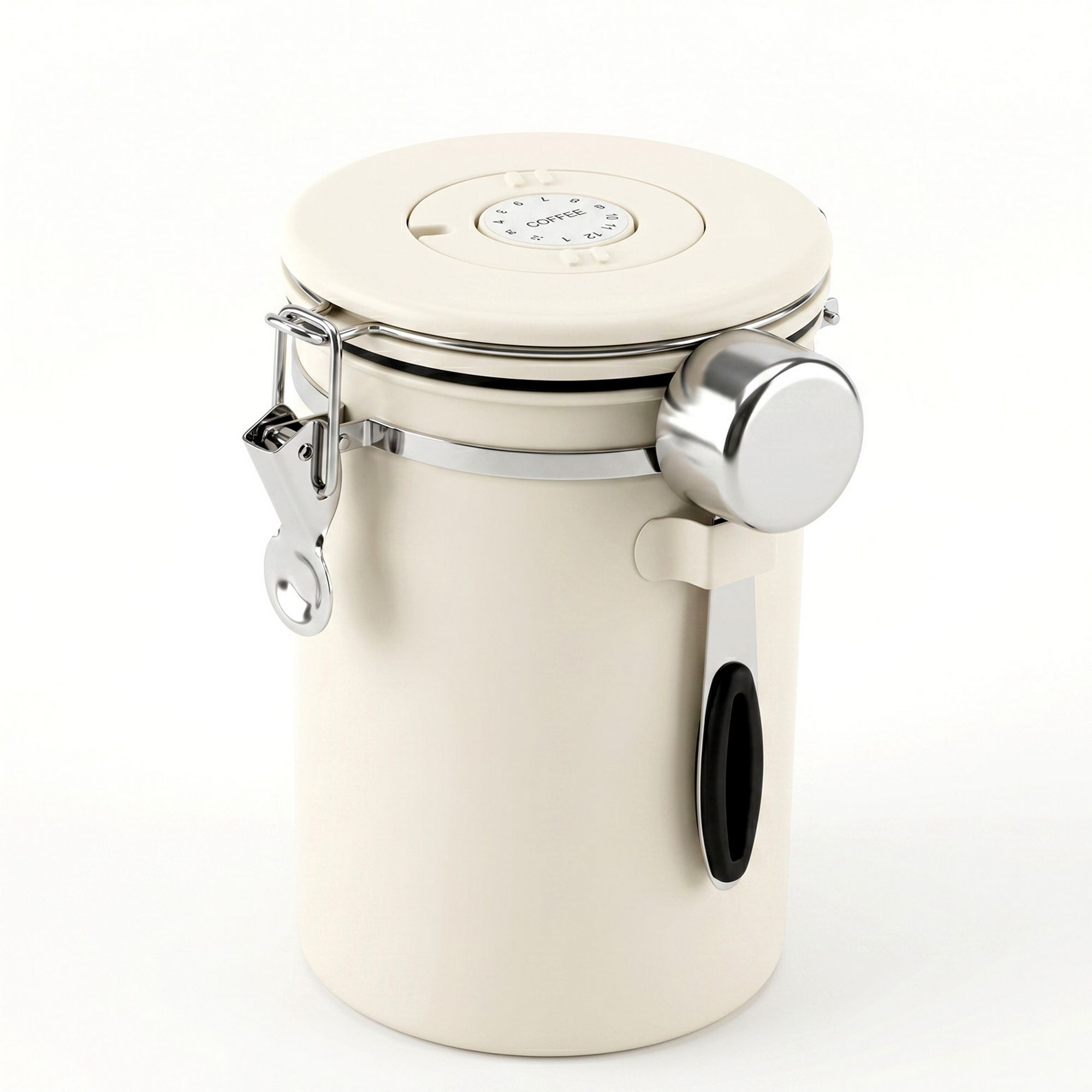 5-Star Chef 1.8L Stainless Steel Coffee Bean Storage Container Coffee Canister