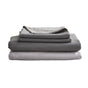 Cosy Club Washed Cotton Sheet Set Grey Double CC-SHEETSET-D-GY-GY