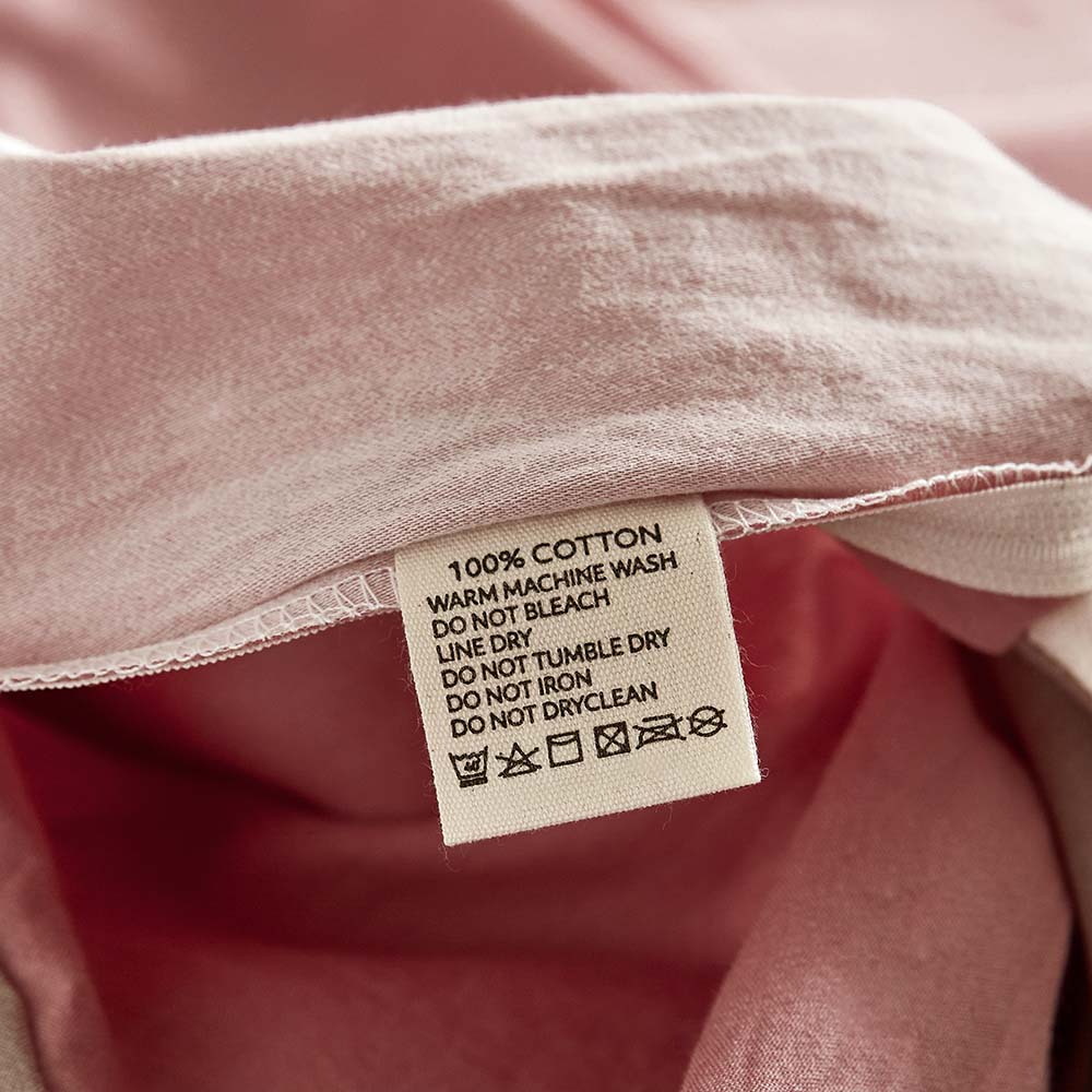 Cosy Club Cotton Bed Sheets Set Pink Brown Cover Single CC-SHEETSET-S-PK-BR
