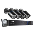 UL-tech CCTV Security System 4CH DVR 4 Cameras 4TB Hard Drive CC-WD-4C-4B-4T