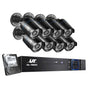 UL-tech CCTV Security System 8CH DVR 8 Cameras 4TB Hard Drive CC-WD-8C-8B-4T