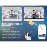 UL-tech 1080P Wireless IP Camera Security WIFI Cam White CC-WL-IP