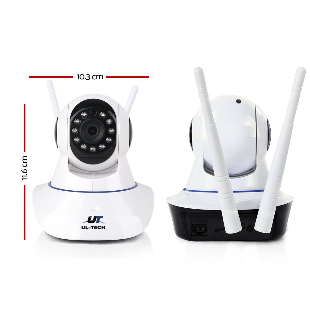 UL-tech 1080P Wireless IP Cameras Security WIFI Cam White CC-WL-IP-FC2