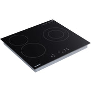 Devanti Electric Ceramic Cooktop 60cm Kitchen Cooker 4 Burner Hob Touch Control 5200W CCT-B-3E-4Z-TOUCH-BK